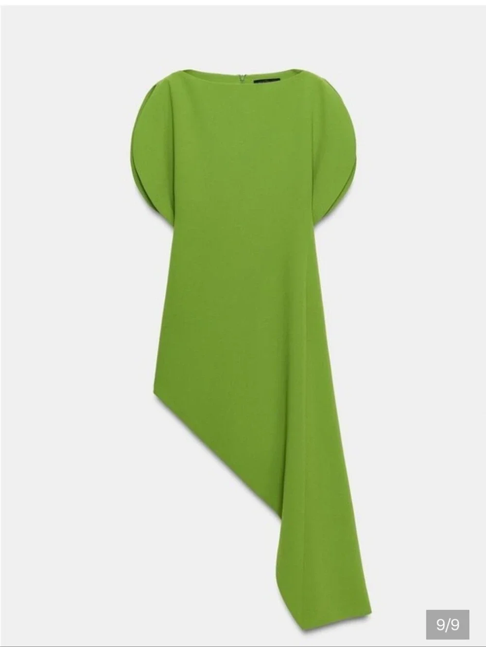 Zara Green Asymmetric Dress
